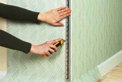 Как клеить обои в закругленных углах. Оклеивание внутренних и внешних углов