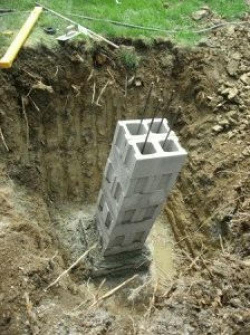 Столбчатый фундамент из блоков ФБС. Основные этапы работы