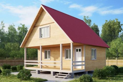 Ломаная крыша из профнастила. Выбор формы мансардной крыши