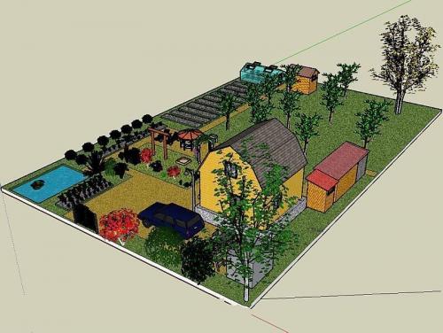 Планировка участка 15 соток. Что следует учитывать при планировании работ