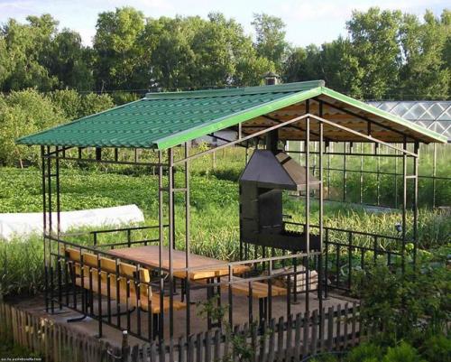 Идеи для беседки с мангалом. Беседка с мангалом — фото красиво оформленных беседок в современном стиле 16