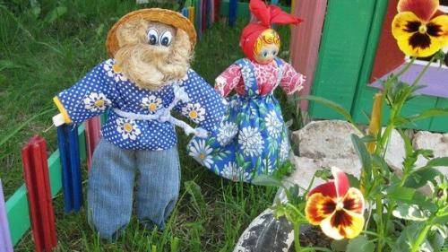 Огородное пугало картинки. Секрет эффективного пугала