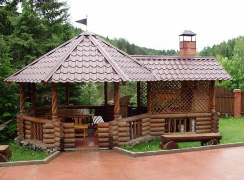 Идеи для беседки с мангалом. Беседка с мангалом — фото красиво оформленных беседок в современном стиле