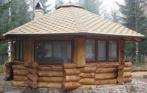 Закрытая беседка с мангалом. Закрытая беседка с барбекю или мангалом