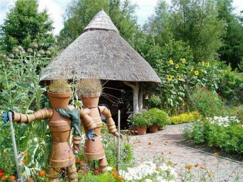 Огородное пугало картинки. Секрет эффективного пугала