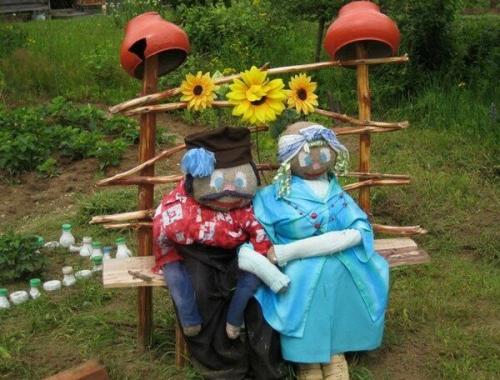 Огородное пугало картинки. Секрет эффективного пугала