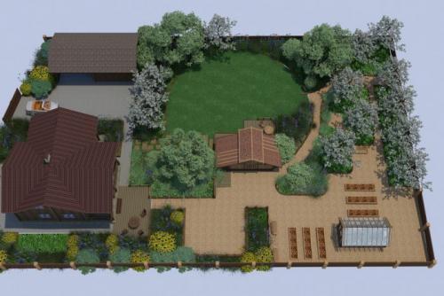 Планировка участка 8 соток с уклоном. Планировка участка 8 соток: такая легкая головоломная работа