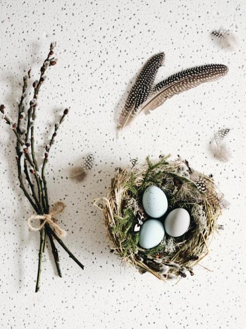 Как сделать декоративное гнездо из веток. Декоративное гнездо своими руками