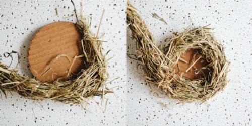 Как сделать декоративное гнездо из веток. Декоративное гнездо своими руками