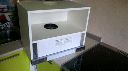 Сборка шкафчика под вытяжку. Как сделать шкаф под кухонную вытяжку своими руками