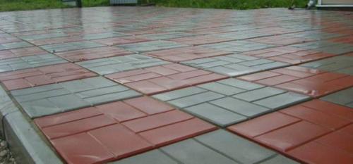 Способы укладки тротуарной плитки. Методика выбора схемы раскладки ФЭМ