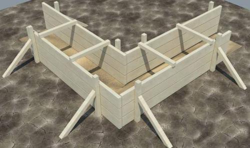 Сколько надо доски на опалубку. Калькулятор расчета количества досок для опалубки ленточного фундамента