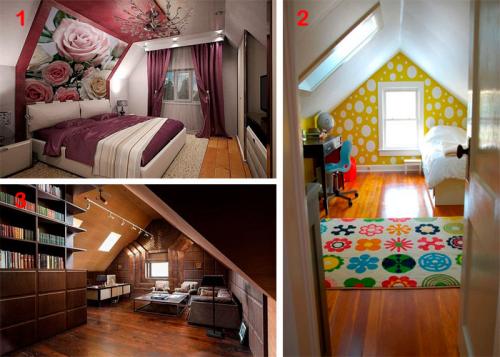 Дизайн комнаты на чердаке. Строительные работы, необходимые при обустройстве чердачного помещения 15 Дизайн комнаты на чердаке. Строительные работы, необходимые при обустройстве чердачного помещения 15