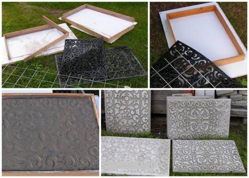 Формы для дорожек своими руками. Собственноручное изготовление форм