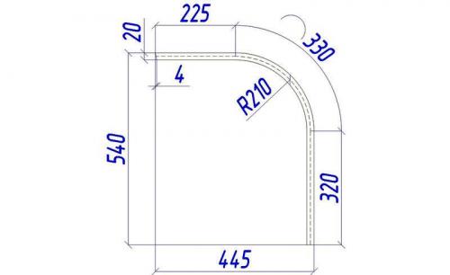 Лавка из профиля 40х20. Скамья со спинкой из профильной трубы