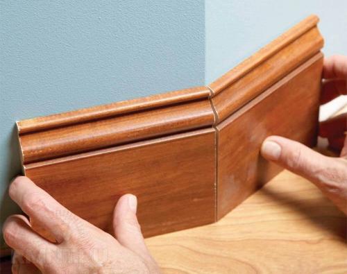 Плинтус потолочный чем резать. Виды потолочных и напольных плинтусов, выбор инструментов 03