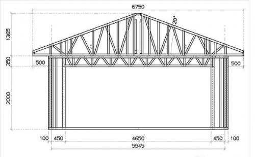 Теплый гараж из профнастила своими руками. Гараж из профнастила своими руками: особенности