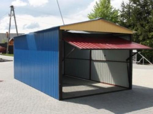 Гаражи из профнастила. Особенности: плюсы и минусы 01