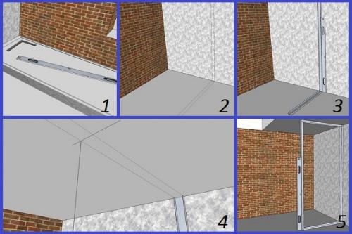 Деревянный каркас для гипсокартона на стену. Основа под гипсокартон 01