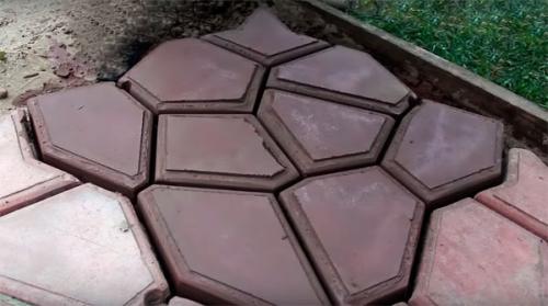 Формы своими руками для изготовления садовых дорожек. Садовая дорожка своими руками при помощи формы