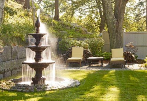 Фонтаны в ландшафтном дизайне. Садовые фонтаны — пошаговая инструкция, конструирования, декорирования дачного фонтана! (фото и видео)