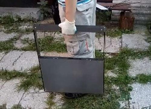 С чего сделать мангал. Способ третий: на каркасе из уголков 05