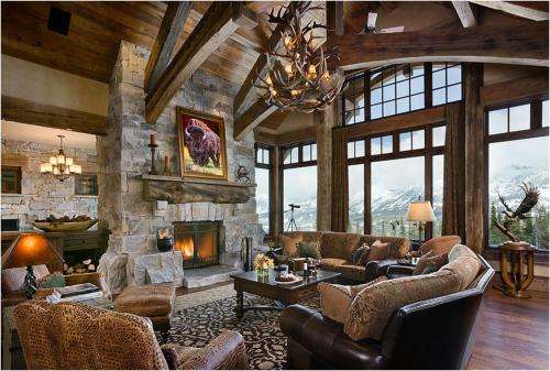 Отделка потолка деревянными балками. Стилевое решение при оформлении балками