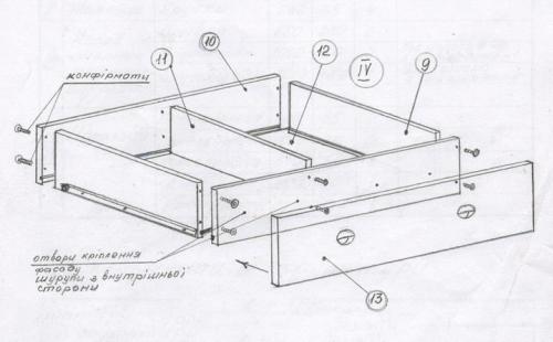 Схема кровать детская. Два мастер-класса, как сделать детскую кроватку своими руками 18