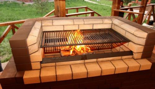 Летняя кухня с мангалом из кирпича схемы по шагам. Мангал из кирпича своими руками: пошаговая инструкция постройки и чертежи лучших моделей для дома и дачи