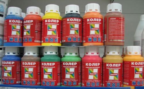 Цвета колера для краски. Колер для краски —, что это такое, и как использовать колера?! Смотрите обзор и руководства для работы с колерами.