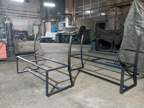 Как собрать каркас скамейки из металла. Универсальный металлокаркас лавки