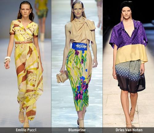 Таблица сочетания цветов в одежде.