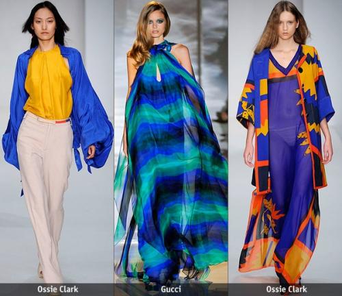 Таблица сочетания цветов в одежде.