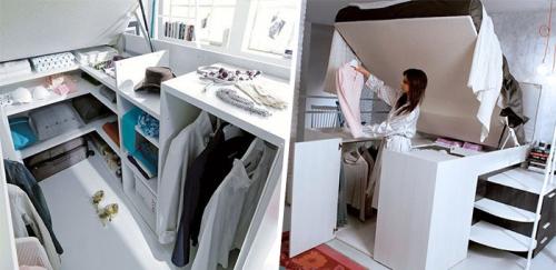 Как создать гардеробную в однокомнатной квартире?