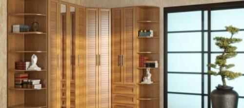 Гостиная с угловым шкафом. Какими могут быть угловые шкафы для гостиной, правила выбора