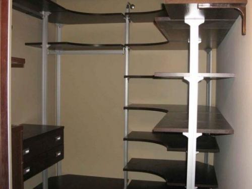Как сделать гардеробную в 1-комнатной квартире. Гардеробная в однокомнатной квартире 03