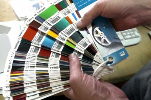 Цвет по номеру кузова. Способы определения номера краски