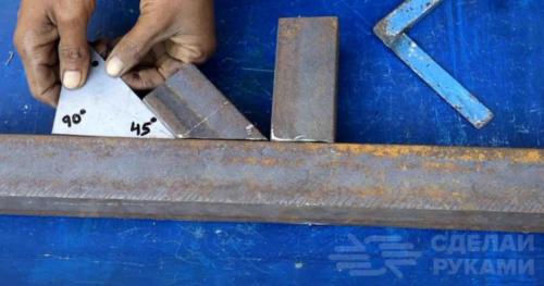 Как правильно нарезать уголок на необходимые куски. Простая техника резки металлического уголка — под 45 и 90 градусов. Берите на заметку