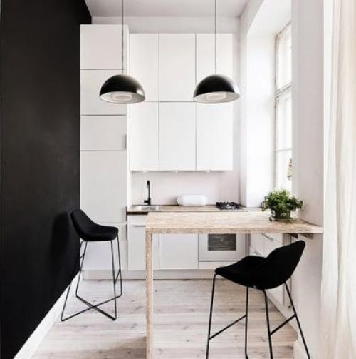 В какой цвет покрасить маленькую кухню. Дизайн маленькой кухни 2022: тренды и новинки + 115 современных идей в фото