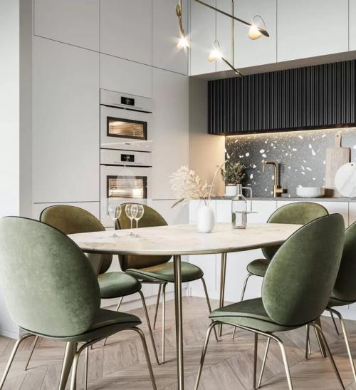 Колер цвета для стен кухни. Рекомендации дизайнеров 28