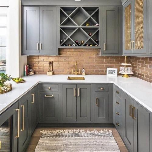 Цвет стен кухни 2020. 105 самых стильных интерьеров кухни в серых тонах