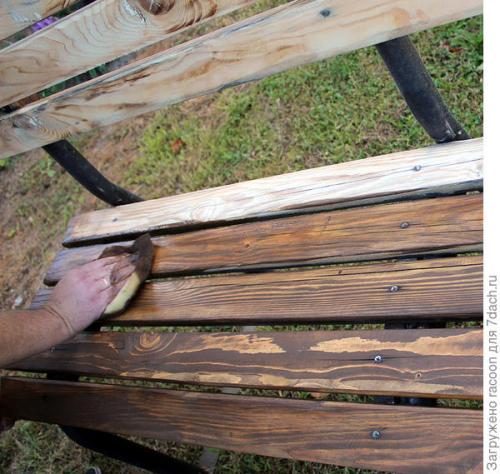 Как вы ухаживаете за скамейкой, чтобы она служила дольше. Реставрация садовой скамейки своими руками