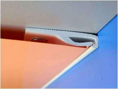 Виды профилей для натяжных потолков. Профиль для натяжного потолка