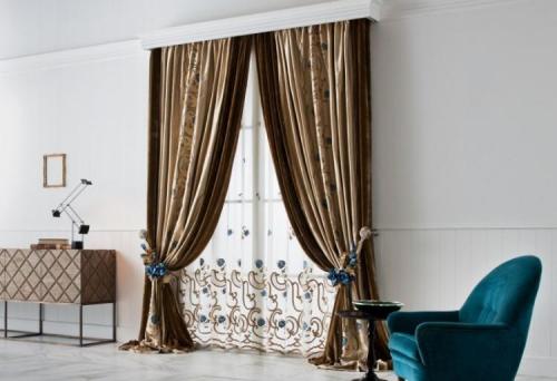 Как красиво повесить шторы в гостинной. Виды штор для гостиной