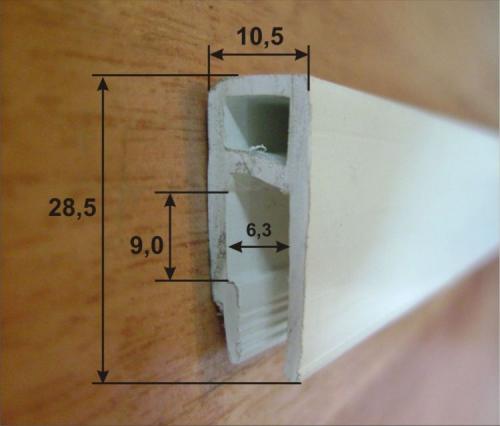 Профиль для натяжных потолков. Виды профиля