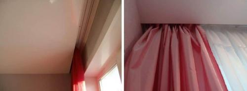 Как сделать карниз для штор с натяжным потолком. Как делают карнизы при натяжных потолках?