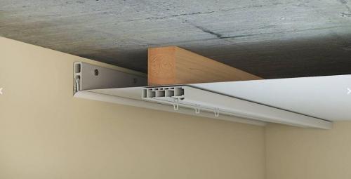 Как сделать карниз для штор с натяжным потолком. Как делают карнизы при натяжных потолках?