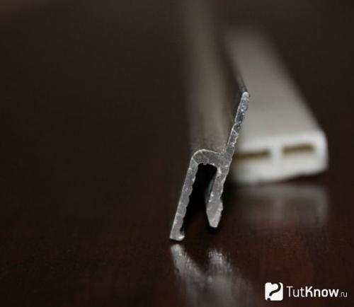 Крепление профиля для натяжного потолка. Профиль для монтажа натяжного потолка 11