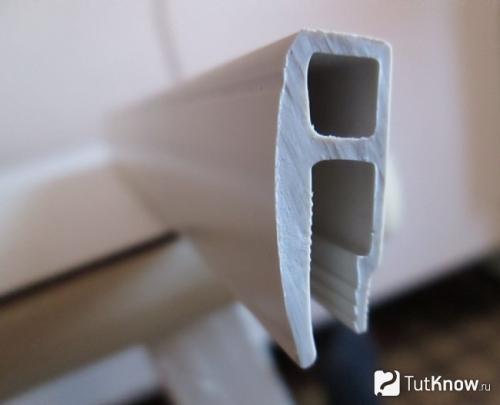 Профили для натяжных потолков. Потолочный профиль ПВХ для натяжных потолков 03