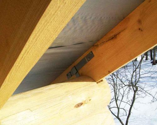 Как оборудовать крышу для сруба из бруса. Крыша для сруба. Советы по установке